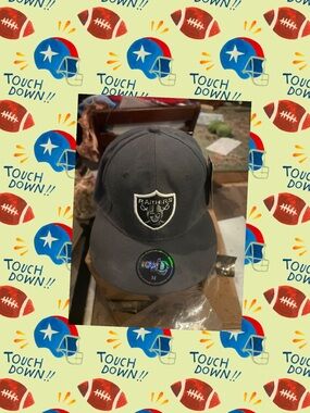 NFL Raiders Black Snapback Hat